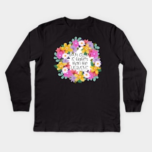 Your Glory is Higher | Inspirational Bible Quote | Cherie's Art(c)2021 Kids Long Sleeve T-Shirt